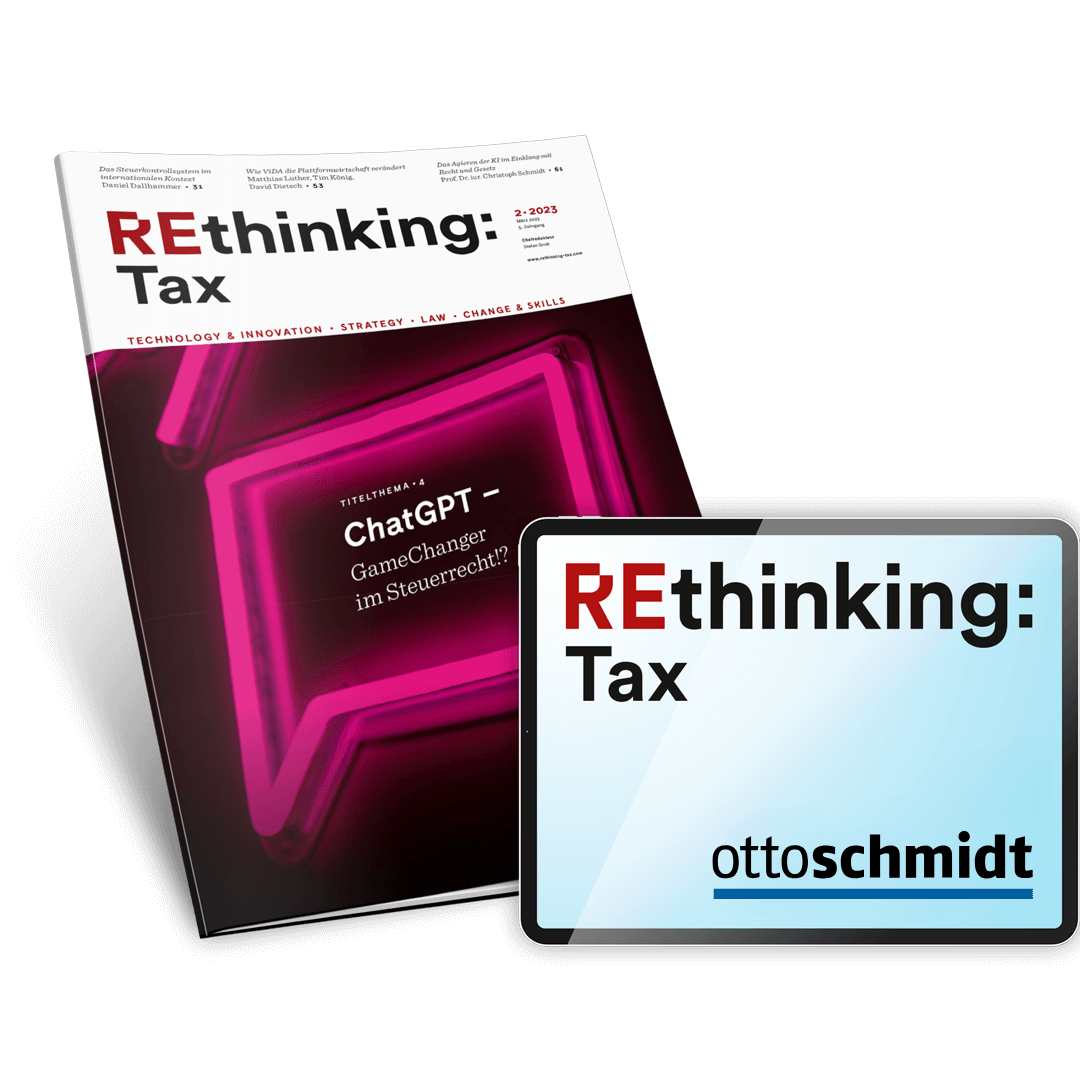 REthinking Tax Zeitschrift plus Datenbank